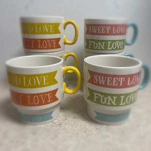 Good Love, Sweet Love Hallmark mugs 16 oz (6 pcs)
